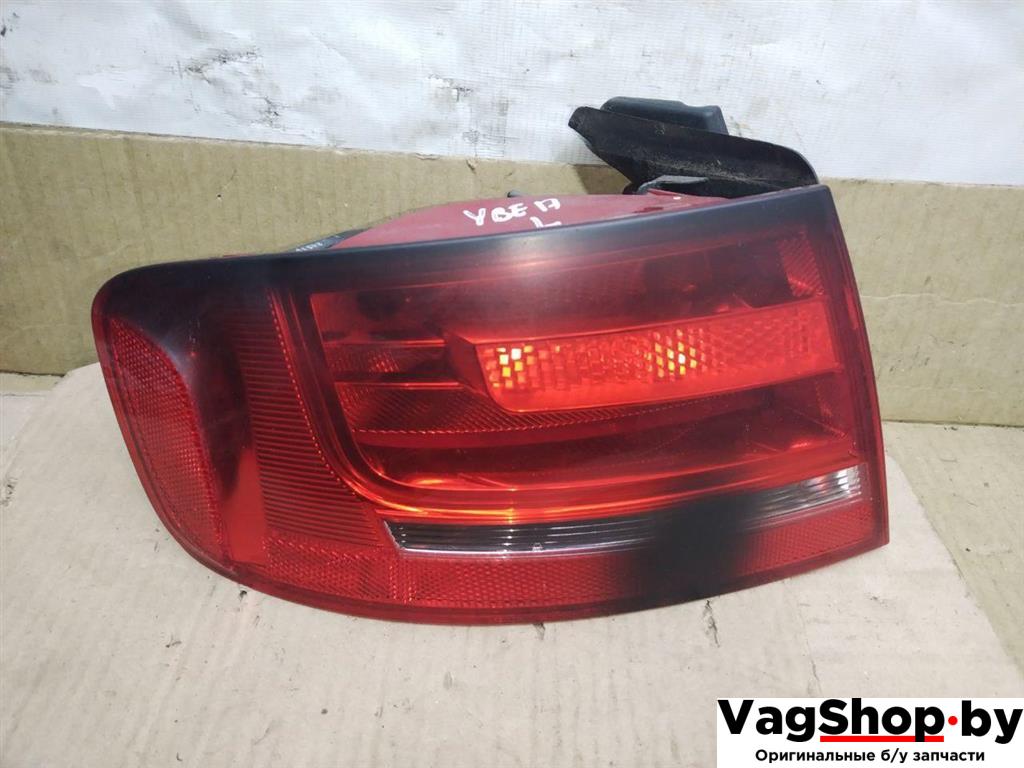 фонарь задний левый Audi A4 B8/8K 2011, 2.7 л., TDi, CGK, дизель, МКПП, белый, седан, передний привод, 8K5945095D - фото №1
