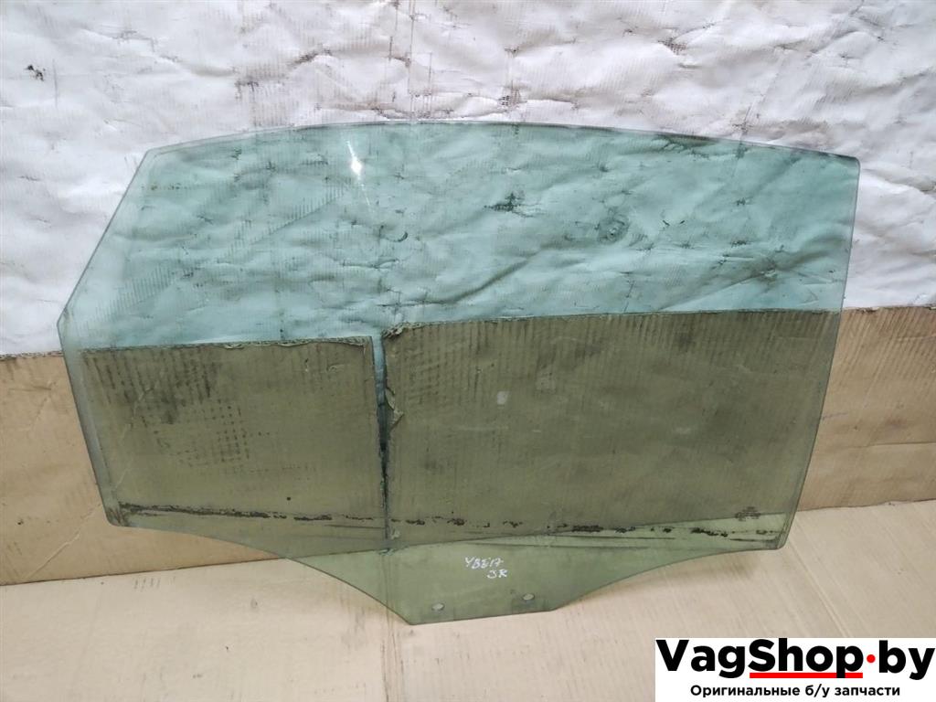 стекло двери задней правой Audi A4 B8/8K 2011, 2.7 л., TDi, CGK, дизель, МКПП, белый, седан, передний привод - фото №1