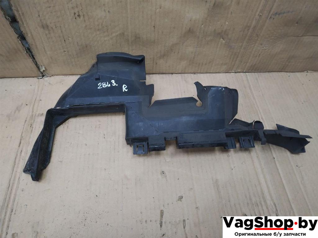 воздуховод радиатора Audi A4 B8/8K 2010, 2.7 л., TDi, CGK, дизель, МКПП, белый, седан, передний привод, 8K0121284F - фото №1