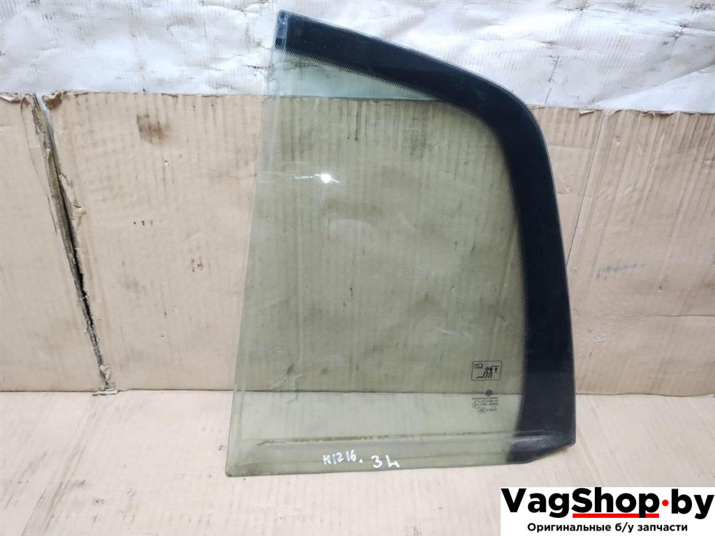 стекло двери задней левой Volkswagen Golf Plus 2 поколение 2010, 1.6 л., TDi, CAY, дизель, МКПП, черный, хетчбэк 5 дв., передний привод - фото №1