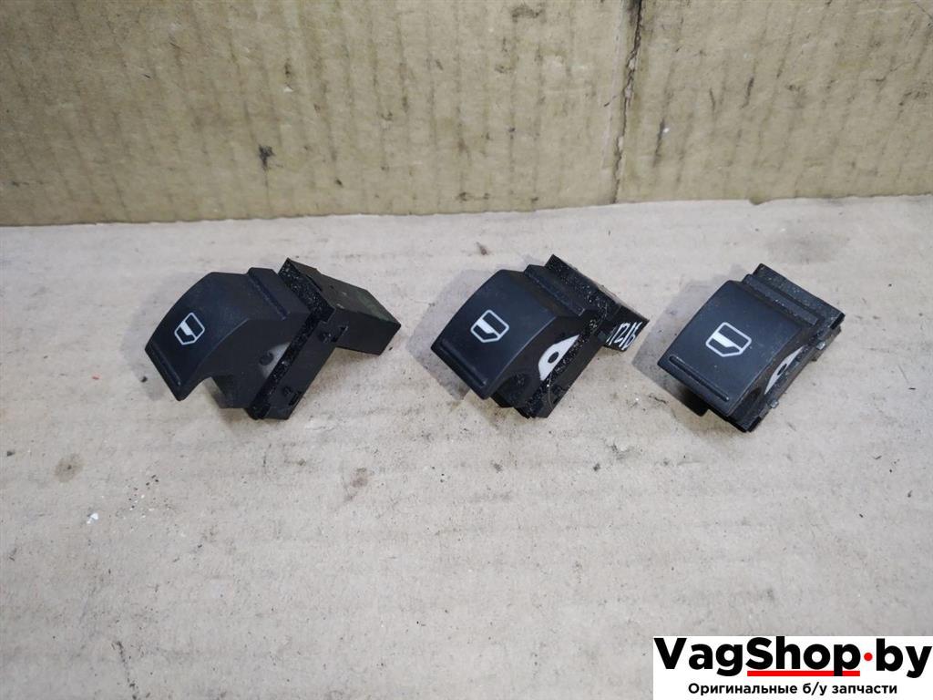 кнопка стеклоподъемника Volkswagen Golf Plus 2 поколение 2010, 1.6 л., TDi, CAY, дизель, МКПП, черный, хетчбэк 5 дв., передний привод, 7L6959855B - фото №1