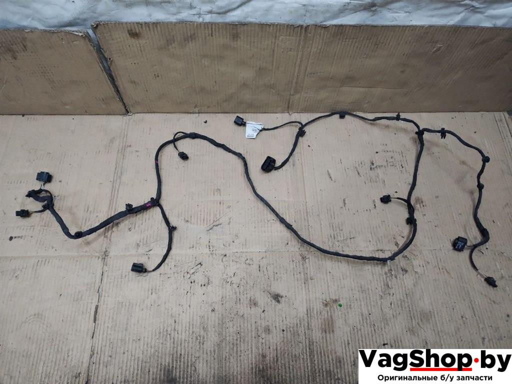 Проводка бампера переднего Audi A8 D4/4H 2011, 4.2 л., FSI, CDR, бензин, АКПП, серый, седан, полный привод, 4H0971095AH, 4F0972708 - фото №1