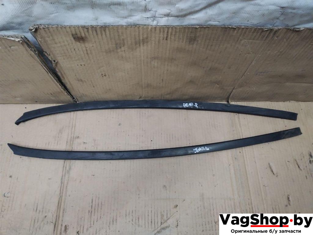 молдинг лобового стекла Audi Q7 4L 2008, 3.0 л., TDi, дизель, АКПП, черный, внедорожник 5 дв., полный привод, 4L0854327, 4L0854328 - фото №1