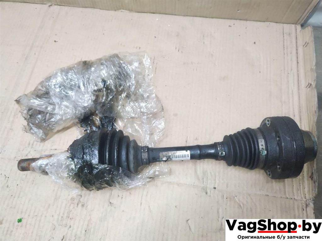 полуось передняя левая (приводной вал, ШРУС) Audi Q7 4L 2008, 3.0 л., TDi, дизель, АКПП, черный, внедорожник 5 дв., полный привод, 7L0407271E - фото №1