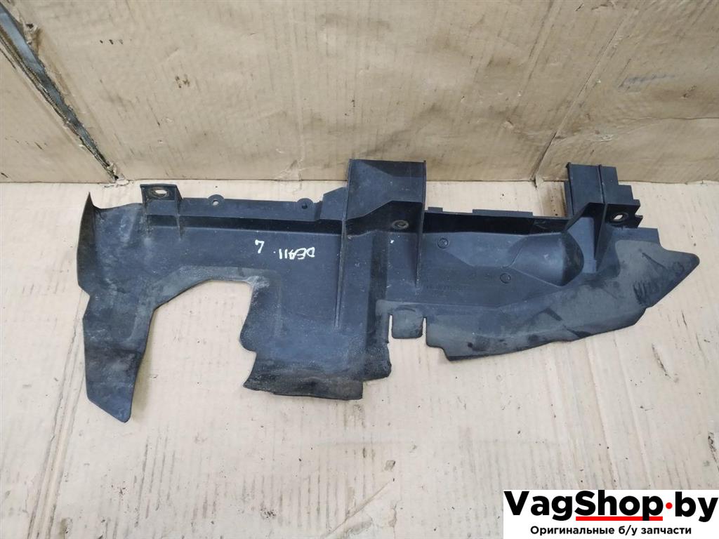 воздуховод радиатора Audi Q7 4L 2008, 3.0 л., TDi, дизель, АКПП, черный, внедорожник 5 дв., полный привод, 4L0121283A - фото №1