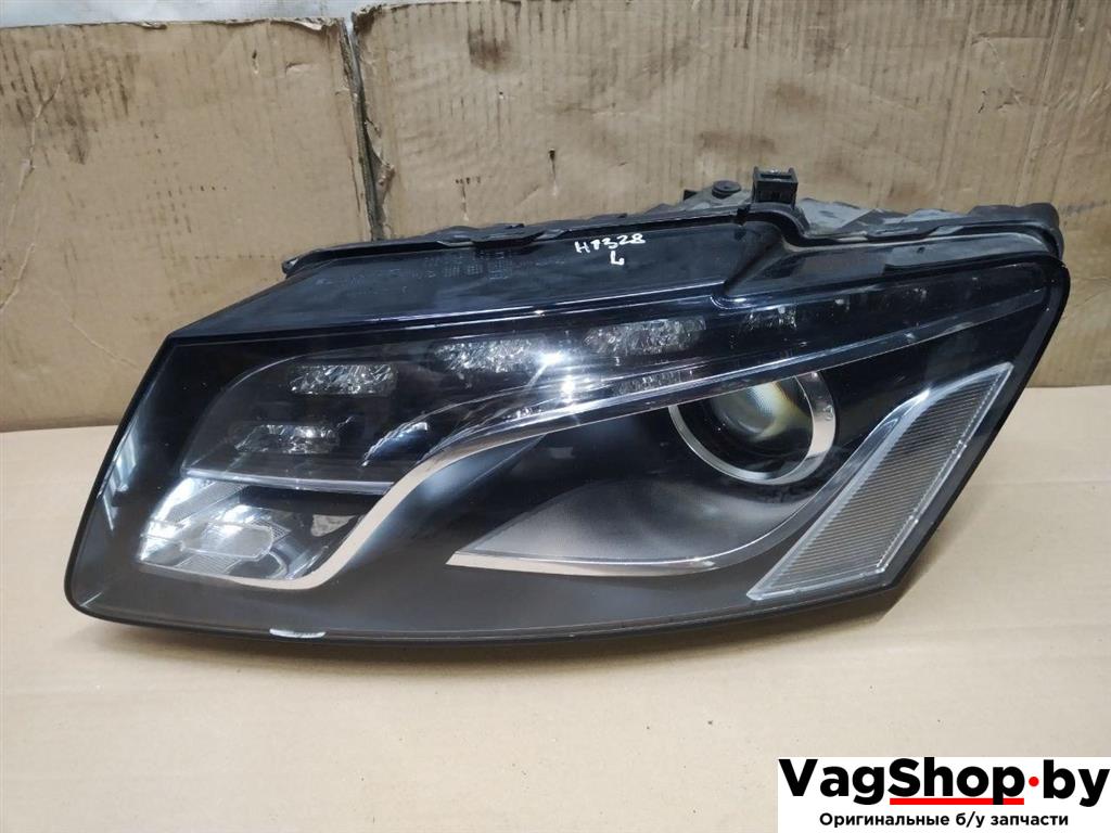 фара левая Audi Q5 8R 2009, 2.0 л., TFSI, CDN, бензин, АКПП, черный, внедорожник 5 дв., полный привод, 8R0941003AG - фото №1