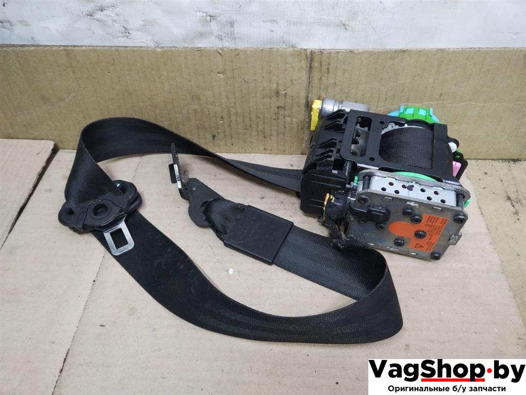 ремень безопасности Audi Q5 8R 2009, 2.0 л., TFSI, CDN, бензин, АКПП, черный, внедорожник 5 дв., полный привод, 8R1857706BV04 - фото №1