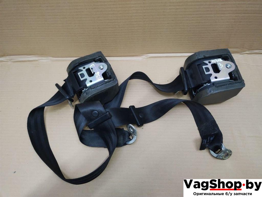 ремень безопасности Audi Q5 8R 2009, 2.0 л., TFSI, CDN, бензин, АКПП, черный, внедорожник 5 дв., полный привод, 8R0857805V04 - фото №1