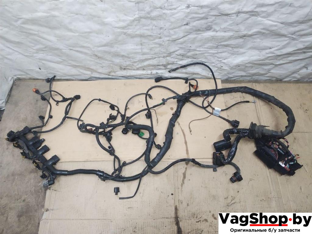 проводка двигателя Audi Q5 8R 2009, 2.0 л., TFSI, CDN, бензин, АКПП, черный, внедорожник 5 дв., полный привод, 8K2971072GA - фото №1