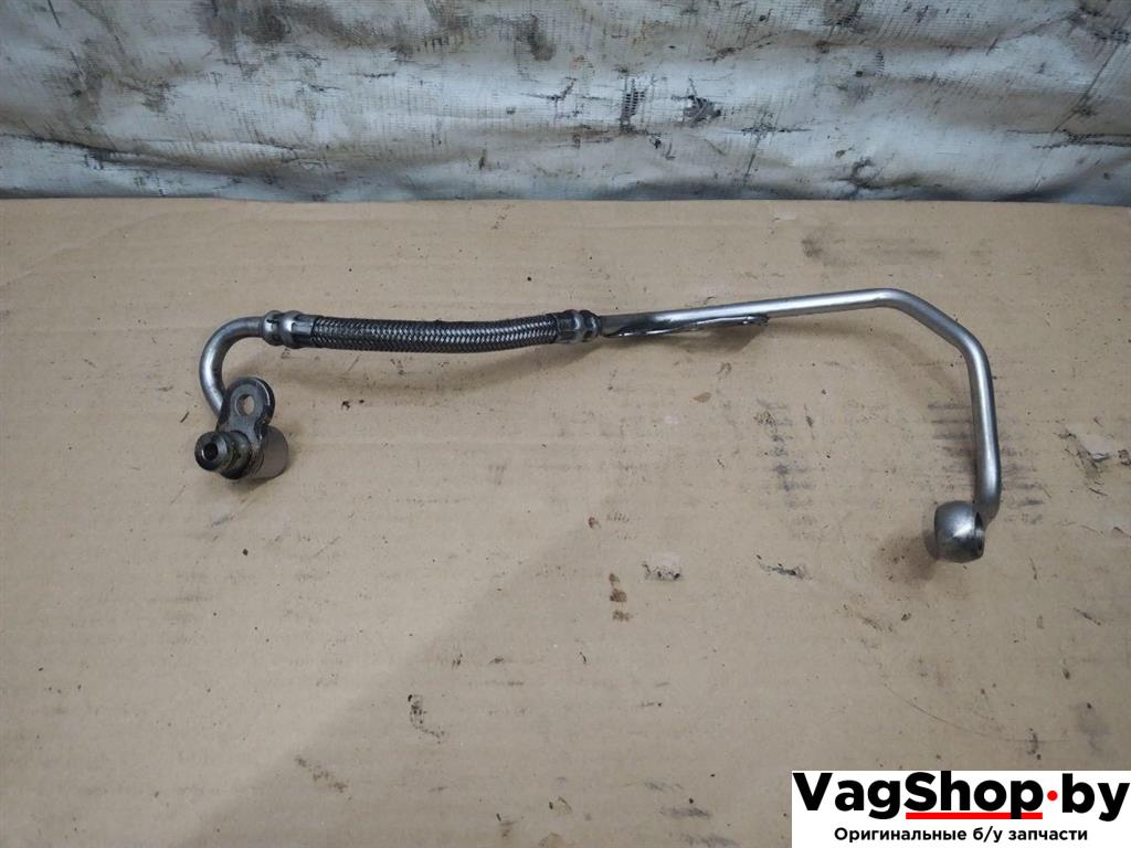 масляная трубка турбины Audi Q5 8R 2009, 2.0 л., TFSI, CDN, бензин, АКПП, черный, внедорожник 5 дв., полный привод, 06H145778B - фото №1