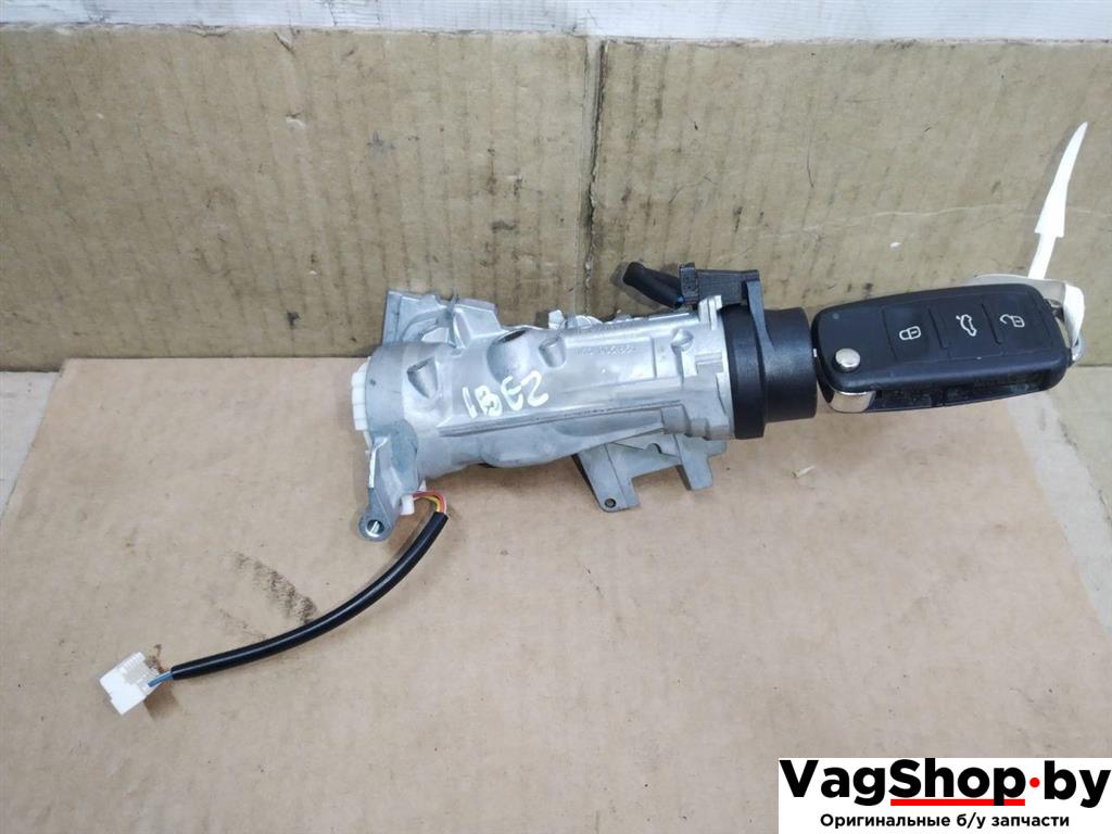 замок зажигания Volkswagen Touran 2 2013, 1.6 л., TDi, CAY, дизель, МКПП, черный, минивэн, передний привод, 5K0837202AD, 1K0905851, 5K0905865 - фото №1