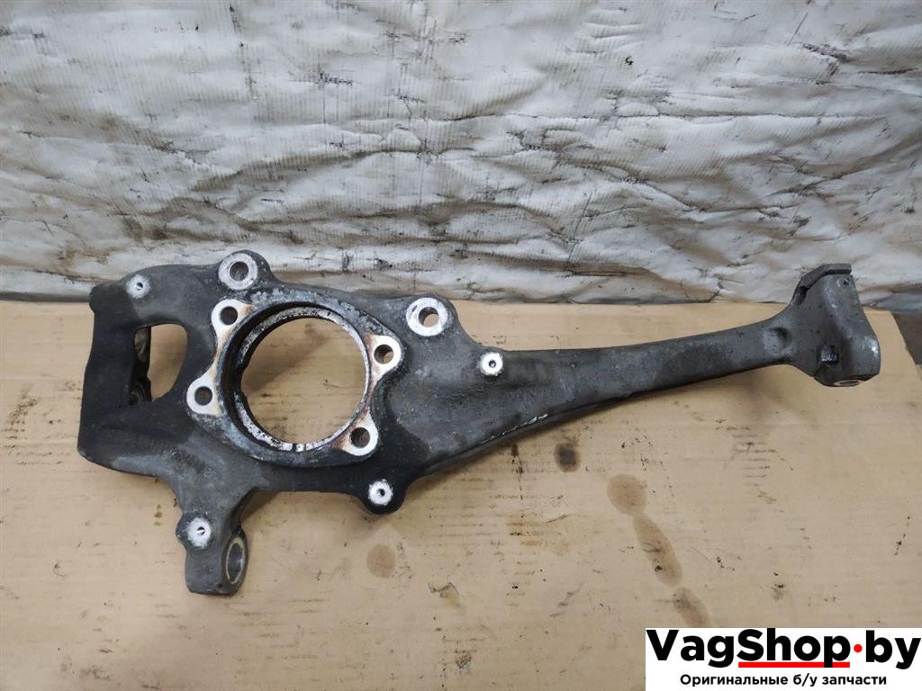 кулак поворотный правый Audi A4 B8/8K 2010, 2.7 л., TDi, CGK, дизель, МКПП, белый, седан, передний привод, R8K0407258ABSJ2FR, 8K0407242AB - фото №1