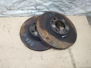 диск тормозной передний Audi Q7 4L 2008, 3.0 л., TDi, дизель, АКПП, черный, внедорожник 5 дв., полный привод