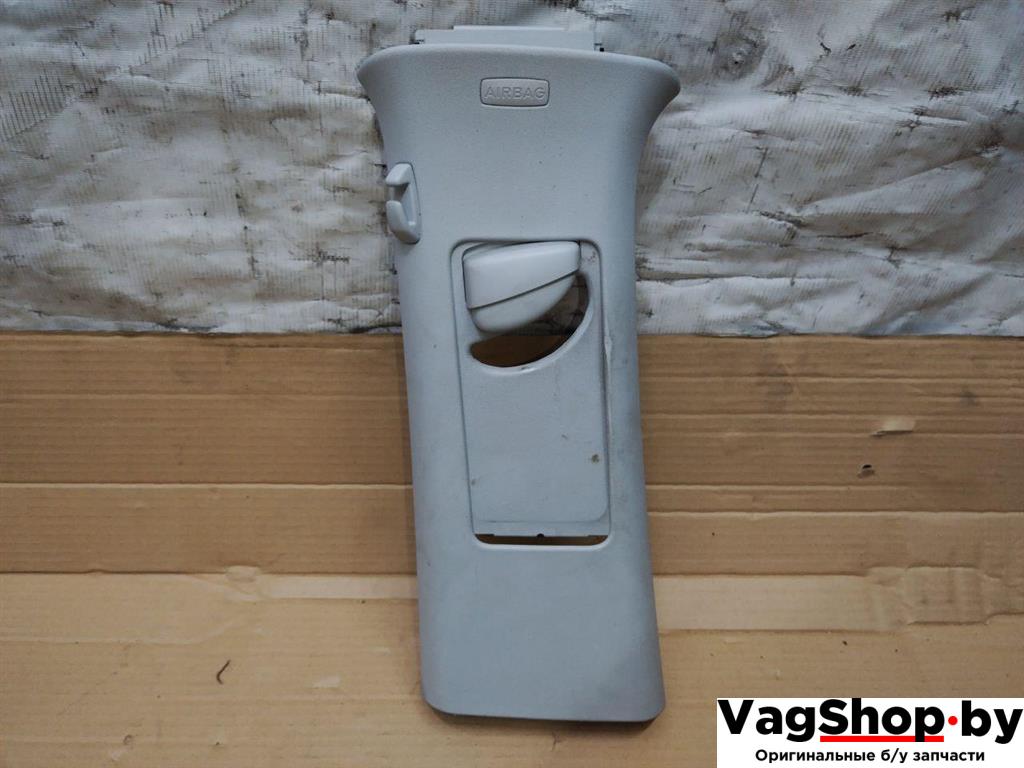 обшивка стойки центральной левой Volkswagen Touran 2 2013, 1.6 л., TDi, CAY, дизель, МКПП, черный, минивэн, передний привод, 1T0867243G, 1T0867309D - фото №1