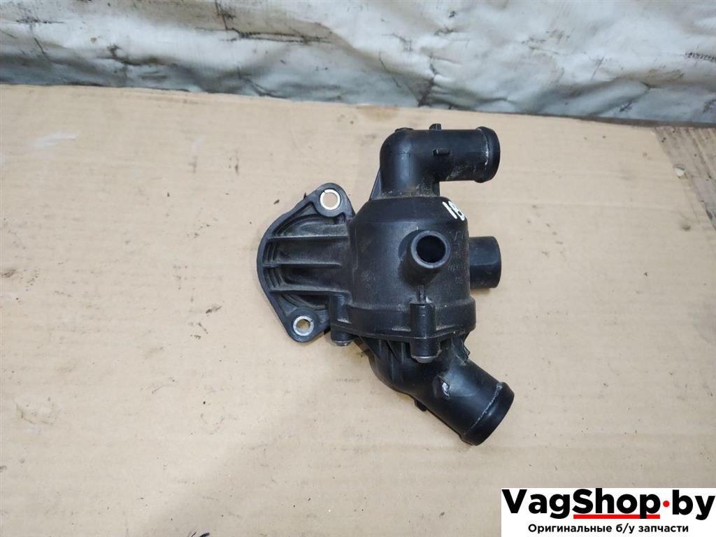 термостат Volkswagen Touran 2 2013, 1.6 л., TDi, CAY, дизель, МКПП, черный, минивэн, передний привод, 03L121111R - фото №1