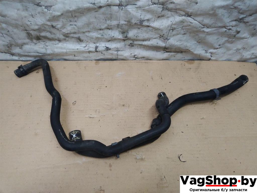 патрубок (трубопровод, шланг) Volkswagen Touran 2 2013, 1.6 л., TDi, CAY, дизель, МКПП, черный, минивэн, передний привод, 1K0122109CF - фото №1