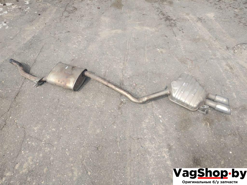 глушитель Audi A6 4G/C7 2012, 2.0 л., TDi, CGL, дизель, АКПП, серый, универсал, передний привод, 4G0253411A - фото №1