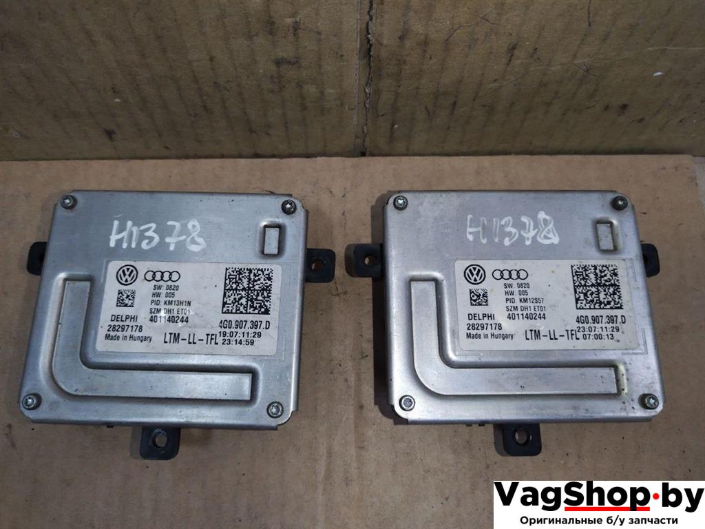 блок управления светом Audi A6 4G/C7 2012, 2.0 л., TDi, CGL, дизель, АКПП, серый, универсал, передний привод, 4G0907397D - фото №1