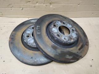 диск тормозной передний Audi A6 4G/C7 2012, 2.0 л., TDi, CGL, дизель, АКПП, серый, универсал, передний привод