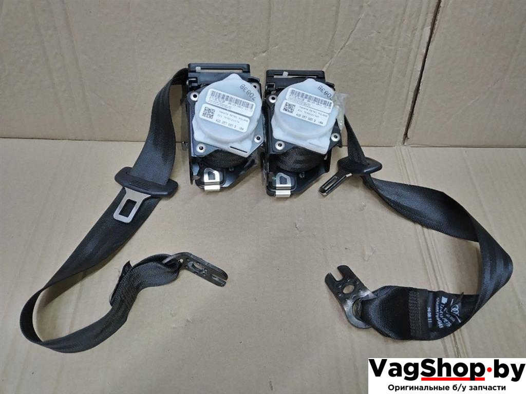 ремень безопасности Audi A6 4G/C7 2012, 2.0 л., TDi, CGL, дизель, АКПП, серый, универсал, передний привод, 4G8857805BV04 - фото №1