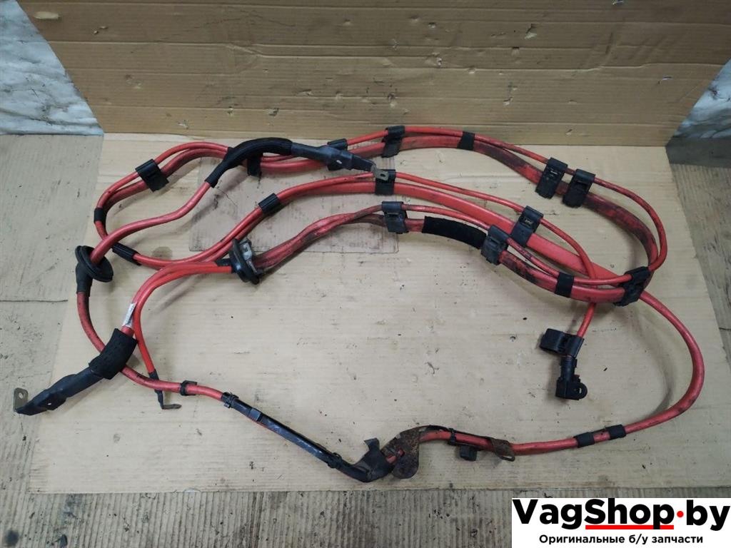 Силовой провод аккумулятора Audi A6 4G/C7 2012, 2.0 л., TDi, CGL, дизель, АКПП, серый, универсал, передний привод, 4G0971225B - фото №1