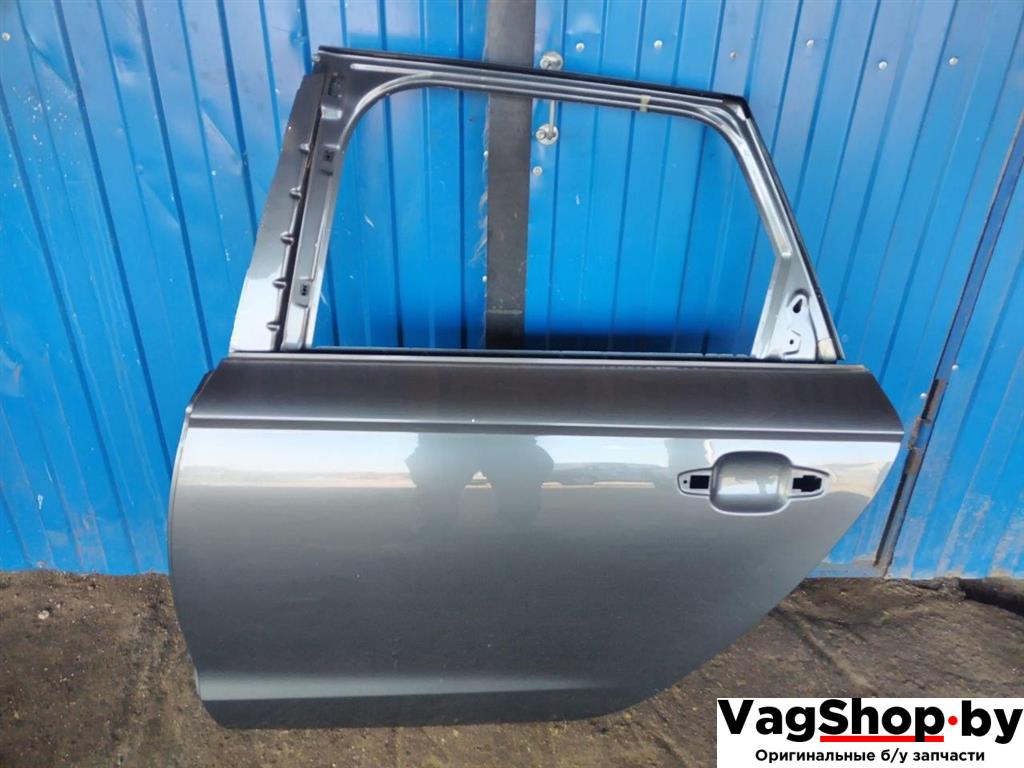 дверь задняя левая Audi A6 4G/C7 2012, 2.0 л., TDi, CGL, дизель, АКПП, серый, универсал, передний привод - фото №1