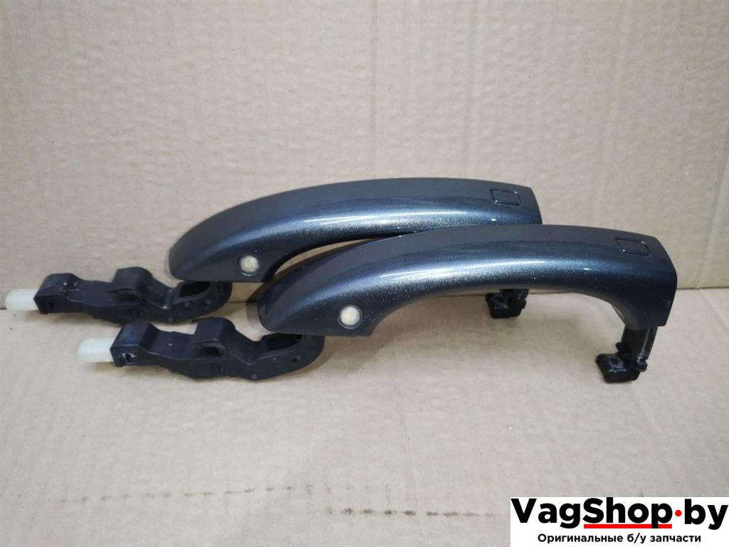 ручка наружная задняя левая Audi A6 4G/C7 2012, 2.0 л., TDi, CGL, дизель, АКПП, серый, универсал, передний привод, 4H0837205B - фото №1