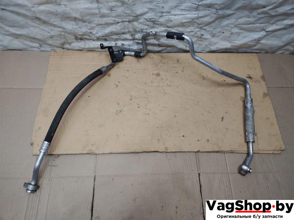 трубка кондиционера Volkswagen Golf Plus 2 поколение 2010, 1.6 л., TDi, CAY, дизель, МКПП, серебро, хетчбэк 5 дв., передний привод, 1T0820743FD - фото №1