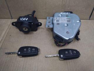 ключ Audi A6 Allroad Quattro C6 [рестайлинг] 2010, 3.0 л., TDi, CDY, дизель, АКПП, серебро, универсал, полный привод, 4F0837220R, 4F0905852D, 4F0909135E, 4F0910132E