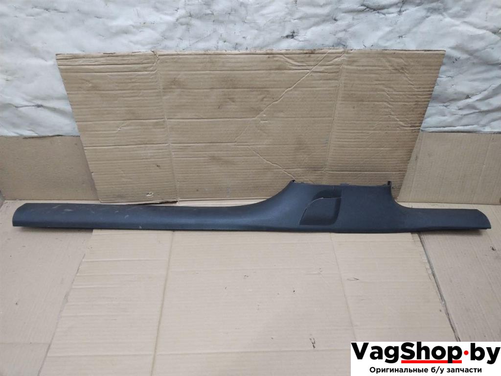 накладка на порог Volkswagen Golf Plus 2 поколение 2010, 1.6 л., TDi, CAY, дизель, МКПП, черный, хетчбэк 5 дв., передний привод, 5M0853372 - фото №1