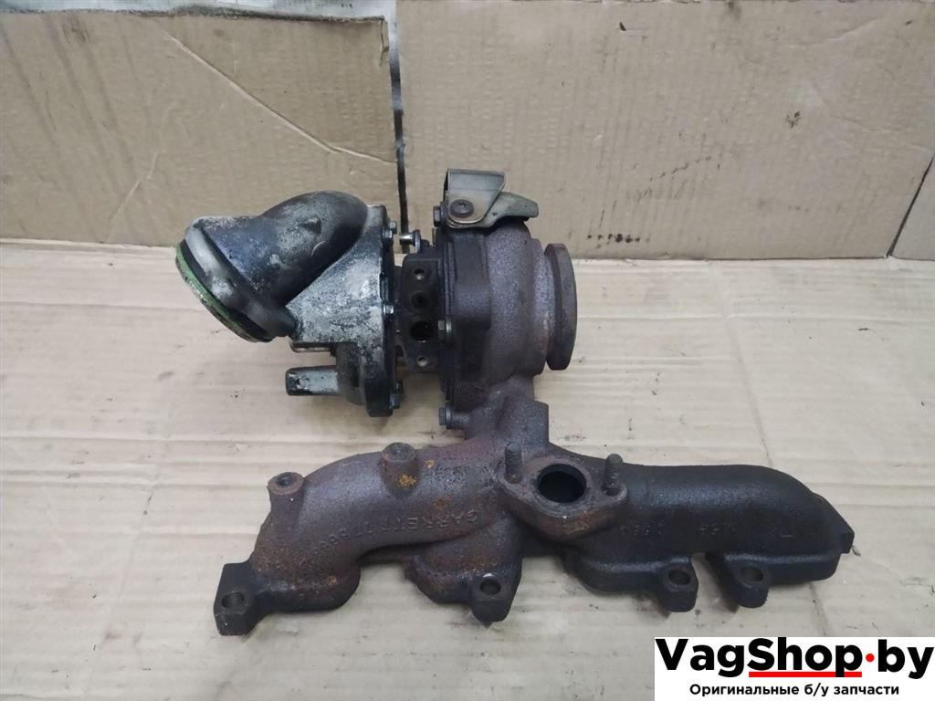 турбина Volkswagen Golf Plus 2 поколение 2010, 1.6 л., TDi, CAY, дизель, МКПП, черный, хетчбэк 5 дв., передний привод, 03L253016T - фото №1