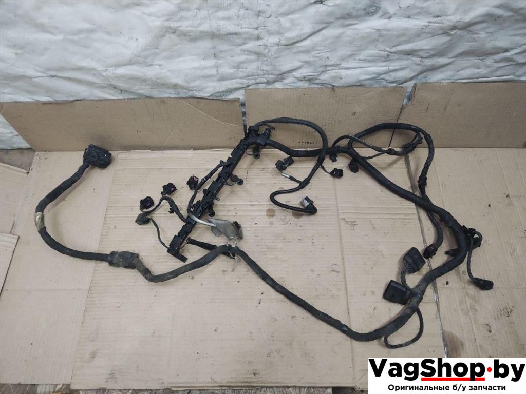 проводка двигателя Volkswagen Golf Plus 2 поколение 2010, 1.6 л., TDi, CAY, дизель, МКПП, черный, хетчбэк 5 дв., передний привод, 03L972619AN - фото №1