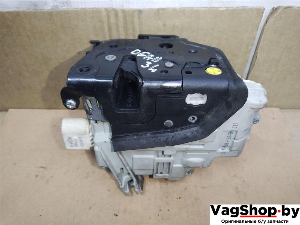 замок двери задней левой Audi Q7 4L 2008, 3.0 л., TDi, дизель, АКПП, черный, внедорожник 5 дв., полный привод, 3C4839015C - фото №1