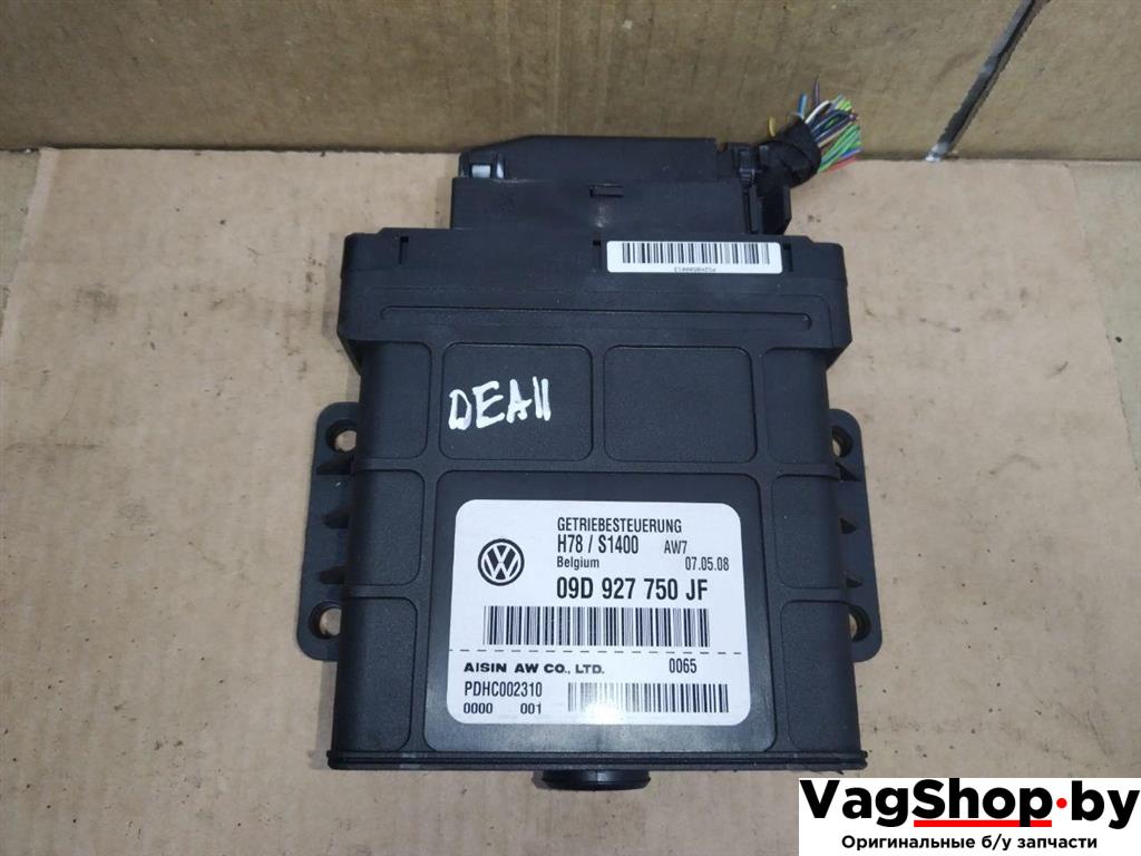 блок управления АКПП Audi Q7 4L 2008, 3.0 л., TDi, дизель, АКПП, черный, внедорожник 5 дв., полный привод, 09D927750JF - фото №1