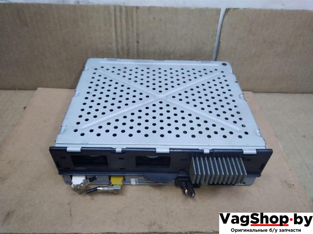 блок радио Audi Q7 4L 2008, 3.0 л., TDi, дизель, АКПП, черный, внедорожник 5 дв., полный привод, 4E0035541S, 4E0910541Q - фото №1