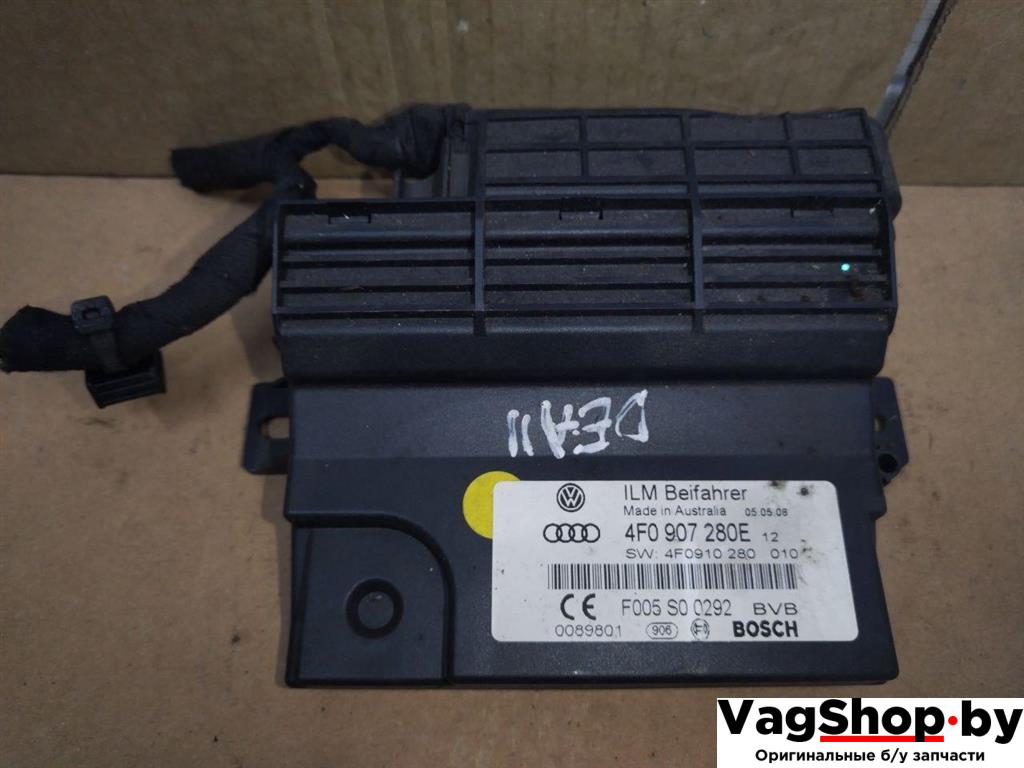 Блок управления BCM (Body Control Module) Audi Q7 4L 2008, 3.0 л., TDi, дизель, АКПП, черный, внедорожник 5 дв., полный привод, 4F0910280, 4F0907280E - фото №1