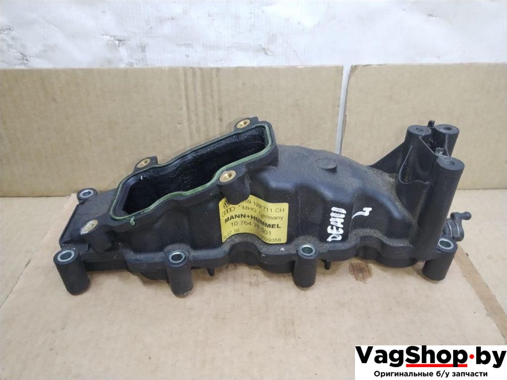 коллектор впускной Audi Q7 4L 2008, 3.0 л., TDi, дизель, АКПП, черный, внедорожник 5 дв., полный привод, 059129711CH - фото №1