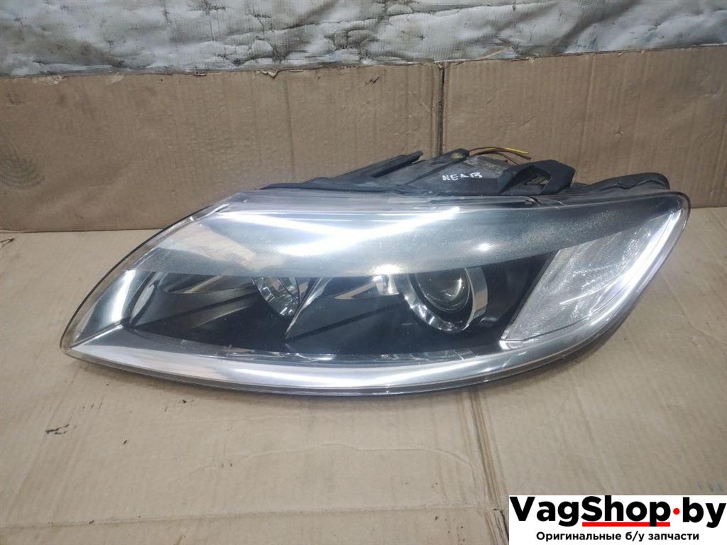 фара левая Audi Q7 4L 2007, 3.0 л., TDi, BUG, дизель, АКПП, черный, внедорожник 5 дв., полный привод, 4L0941003E - фото №1