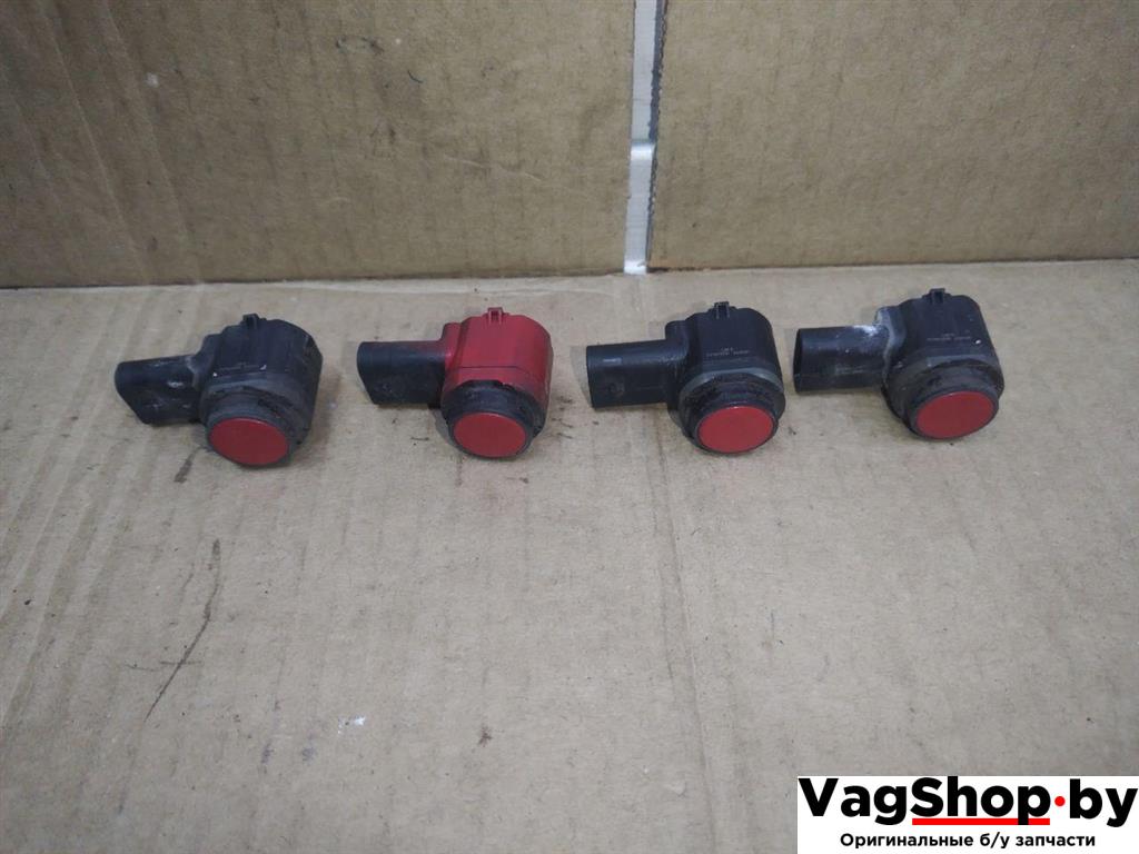 датчик парктроника Volkswagen Golf Plus 2 поколение 2010, 1.6 л., TDi, CAY, дизель, АКПП, красный, хетчбэк 5 дв., передний привод, 4H0919275 - фото №1