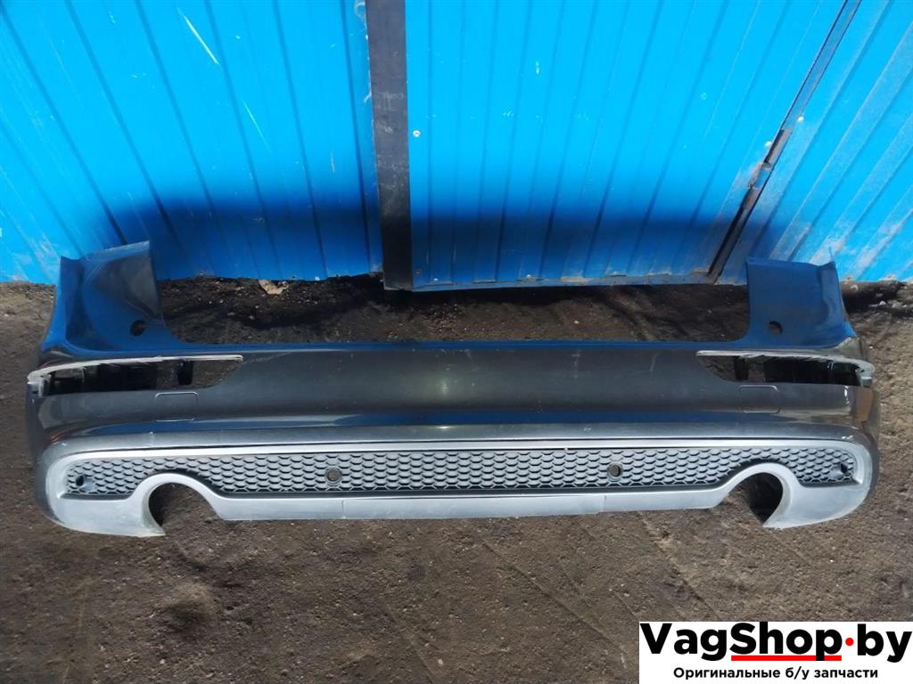 бампер задний Audi Q5 8R 2011, 3.0 л., TDi, CCW, дизель, АКПП, серый, внедорожник 5 дв., полный привод - фото №1