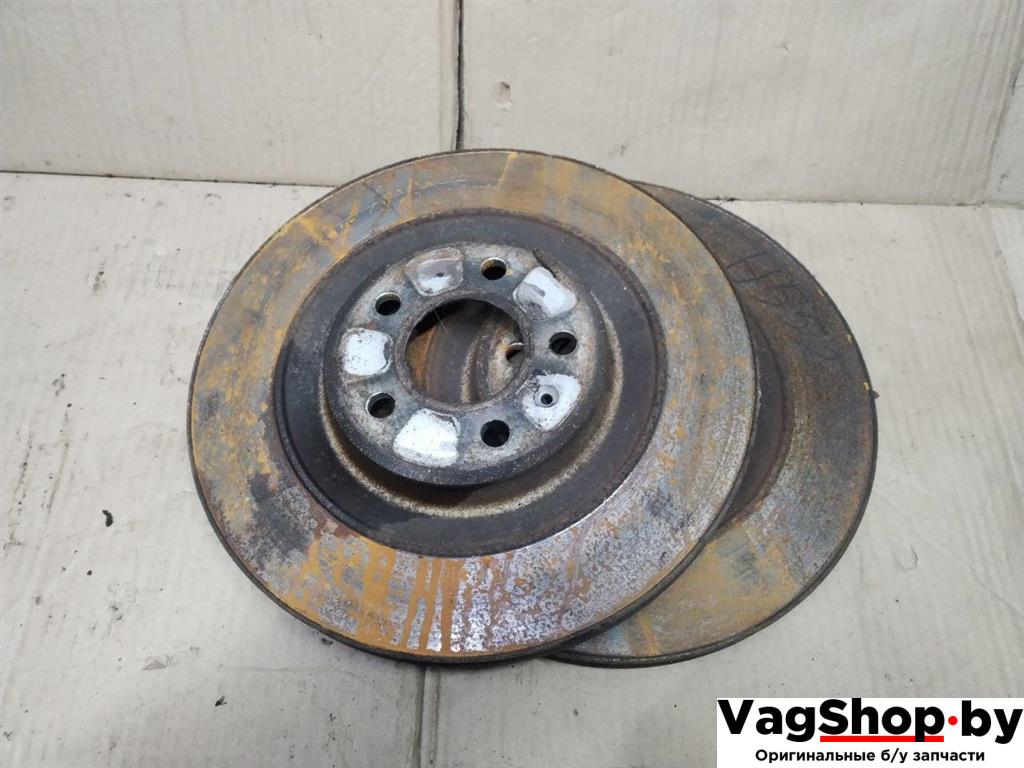 диск тормозной задний Audi Q5 8R 2011, 3.0 л., TDi, CCW, дизель, АКПП, серый, внедорожник 5 дв., полный привод - фото №1