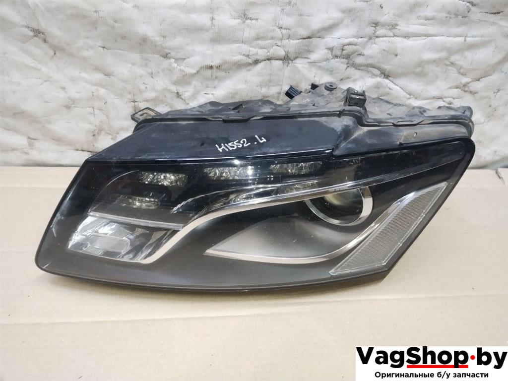 фара левая Audi Q5 8R 2011, 3.0 л., TDi, CCW, дизель, АКПП, серый, внедорожник 5 дв., полный привод, 8R0941003AG - фото №1