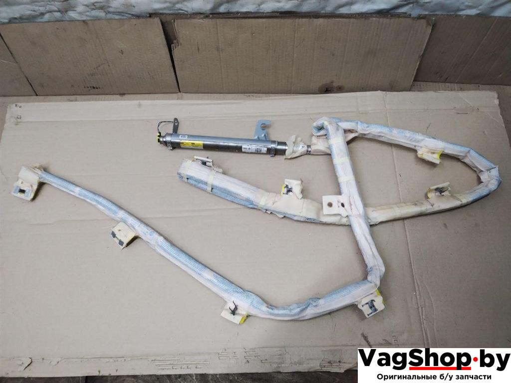 подушка безопасности боковая (шторка) Volkswagen Sharan 2 поколение 2011, 2.0 л., TDi, CFF, дизель, МКПП, черный, минивэн, передний привод, 7N0880741 - фото №1