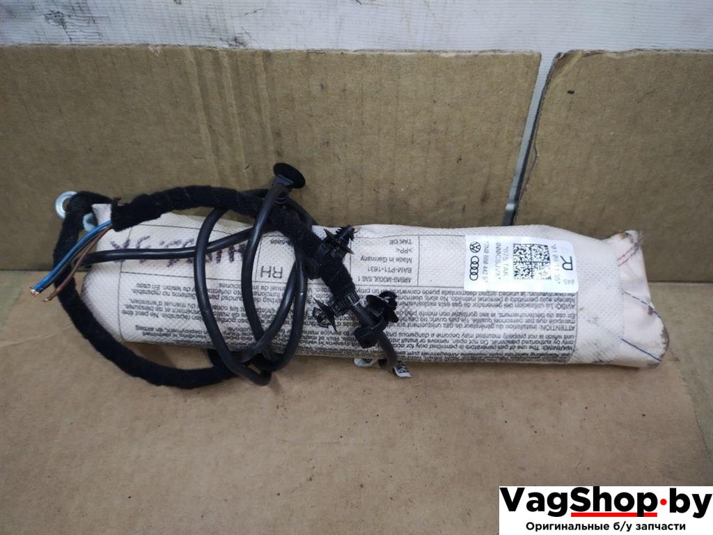 подушка безопасности сиденья Volkswagen Sharan 2 поколение 2011, 2.0 л., TDi, CFF, дизель, МКПП, черный, минивэн, передний привод, 7N0880442B - фото №1