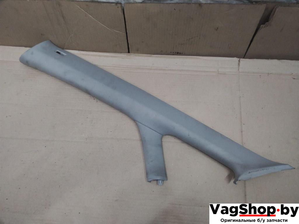 обшивка стойки передней левой Volkswagen Sharan 2 поколение 2011, 2.0 л., TDi, CFF, дизель, МКПП, черный, минивэн, передний привод, 7N0867233 - фото №1