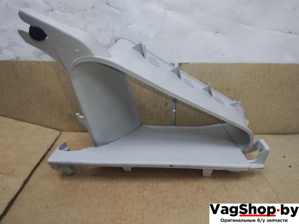 обшивка стойки передней левой Volkswagen Sharan 2 поколение 2011, 2.0 л., TDi, CFF, дизель, МКПП, черный, минивэн, передний привод, 7N0858419A, 7N0858415A - фото №1