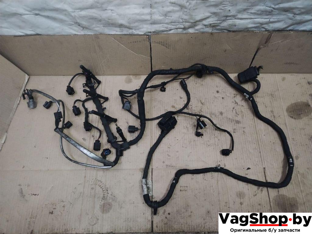 проводка двигателя Volkswagen Sharan 2 поколение 2011, 2.0 л., TDi, CFF, дизель, МКПП, черный, минивэн, передний привод, 03L972610 - фото №1