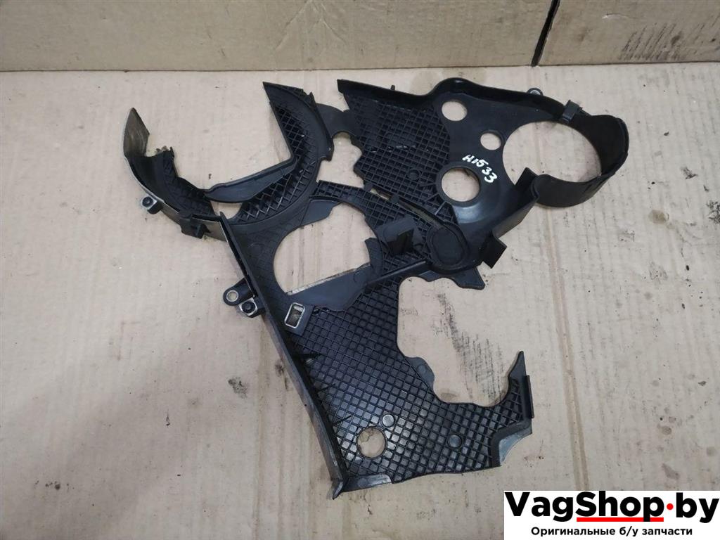 защита (кожух) ремня ГРМ Volkswagen Sharan 2 поколение 2011, 2.0 л., TDi, CFF, дизель, МКПП, черный, минивэн, передний привод, 03L109145B - фото №1