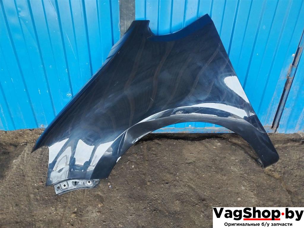 крыло переднее левое Volkswagen Sharan 2 поколение 2011, 2.0 л., TDi, CFF, дизель, МКПП, черный, минивэн, передний привод - фото №1