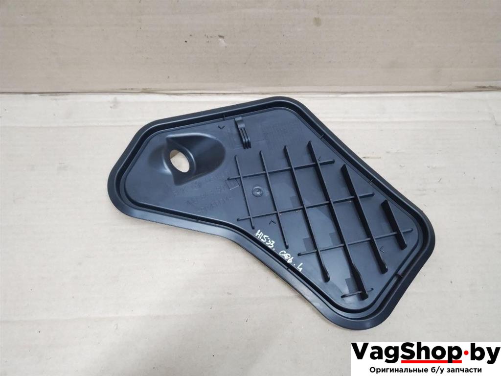 молдинг двери задней левой Volkswagen Sharan 2 поколение 2011, 2.0 л., TDi, CFF, дизель, МКПП, черный, минивэн, передний привод, 7N0843801D - фото №1